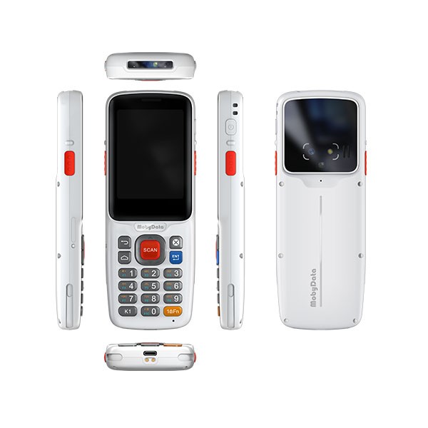 PDA导购网定制手持机：mobydata摩比信通M52手持机PDA工业级DPM手持终端PDA白色图片