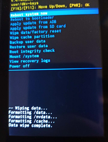 idata70手持机恢复出厂/idata70手持终端无法进入系统4